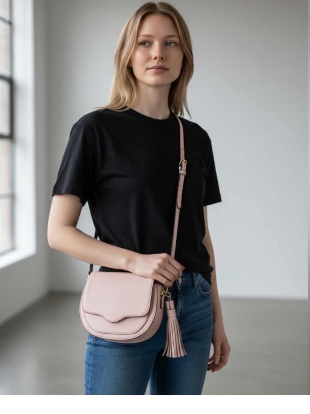 Rebecca Minkoff Mini Sydney saddle bag purse Crossbody